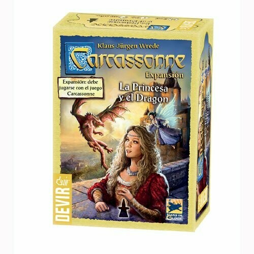 Carcassonne: La Princesa Y El Dragón